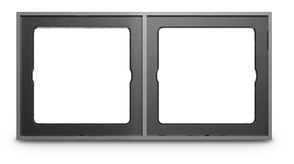 ORVIBO Millimeter frame (2 gang), BLACK