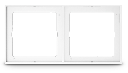[300-LPK02W] ORVIBO Millimeter frame (2 gang), WHITE